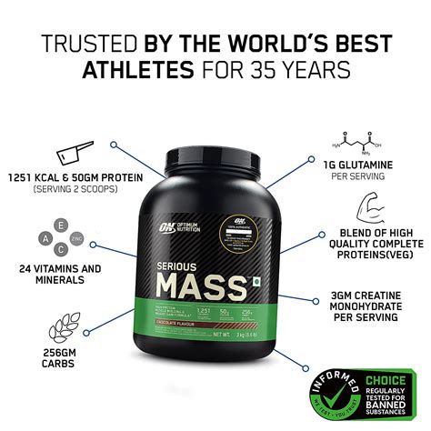 serious mass small pack|Optimum Nutrition Serious Mass, Weight Gainer Protein Powder, .